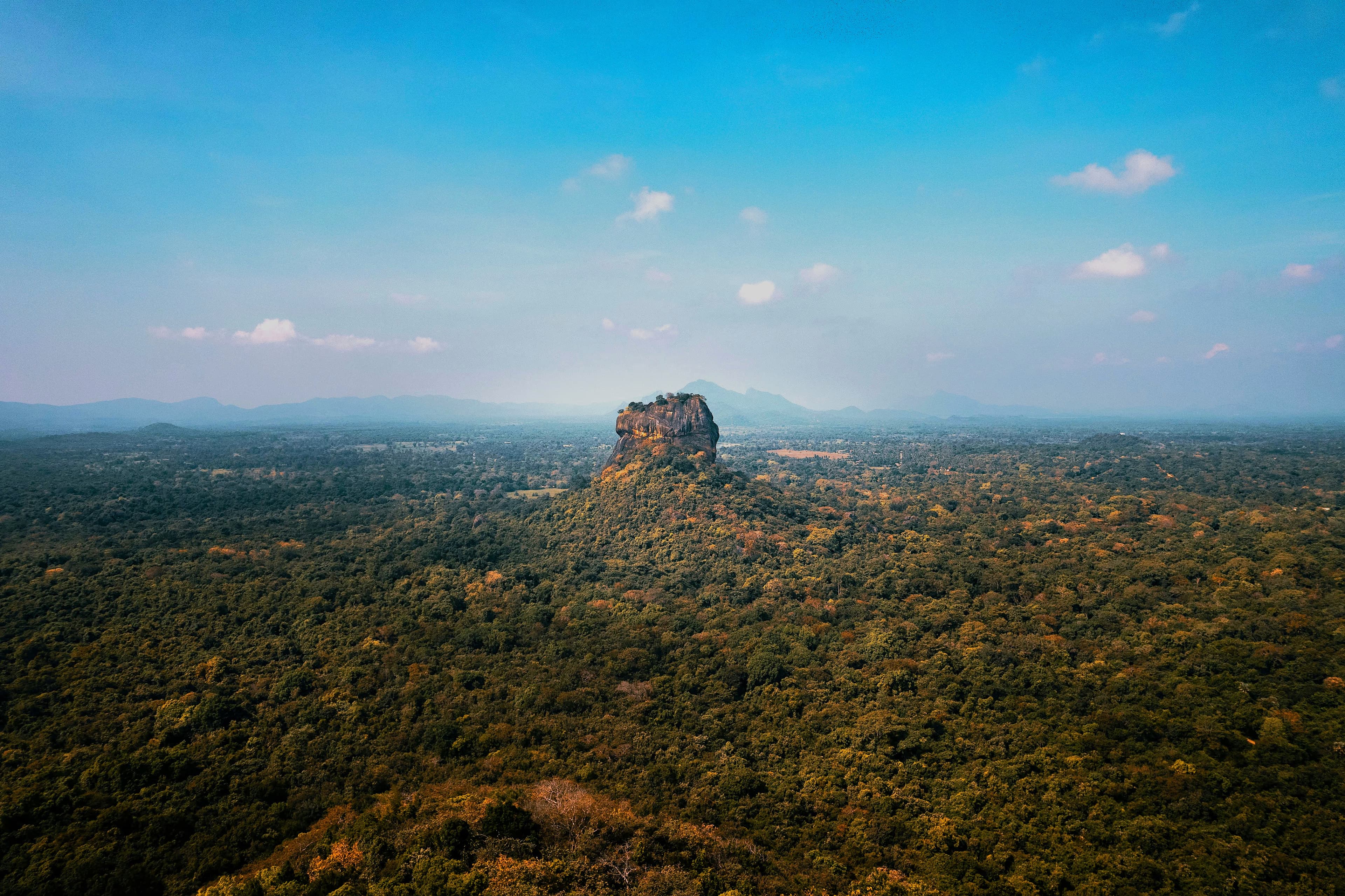 Scenic landscape of Sri Lanka